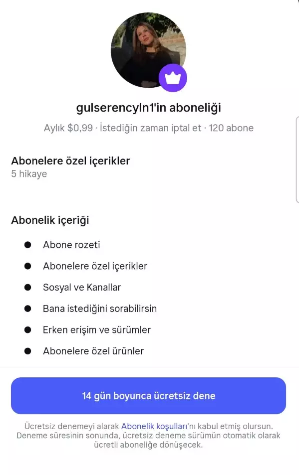 Gülseren Ceylan sosyal medya paylaşımı