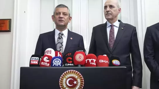 TBMM Başkanı Kurtulmuş, CHP Genel Başkanı Özel'i Ziyaretinde Görüştürdü