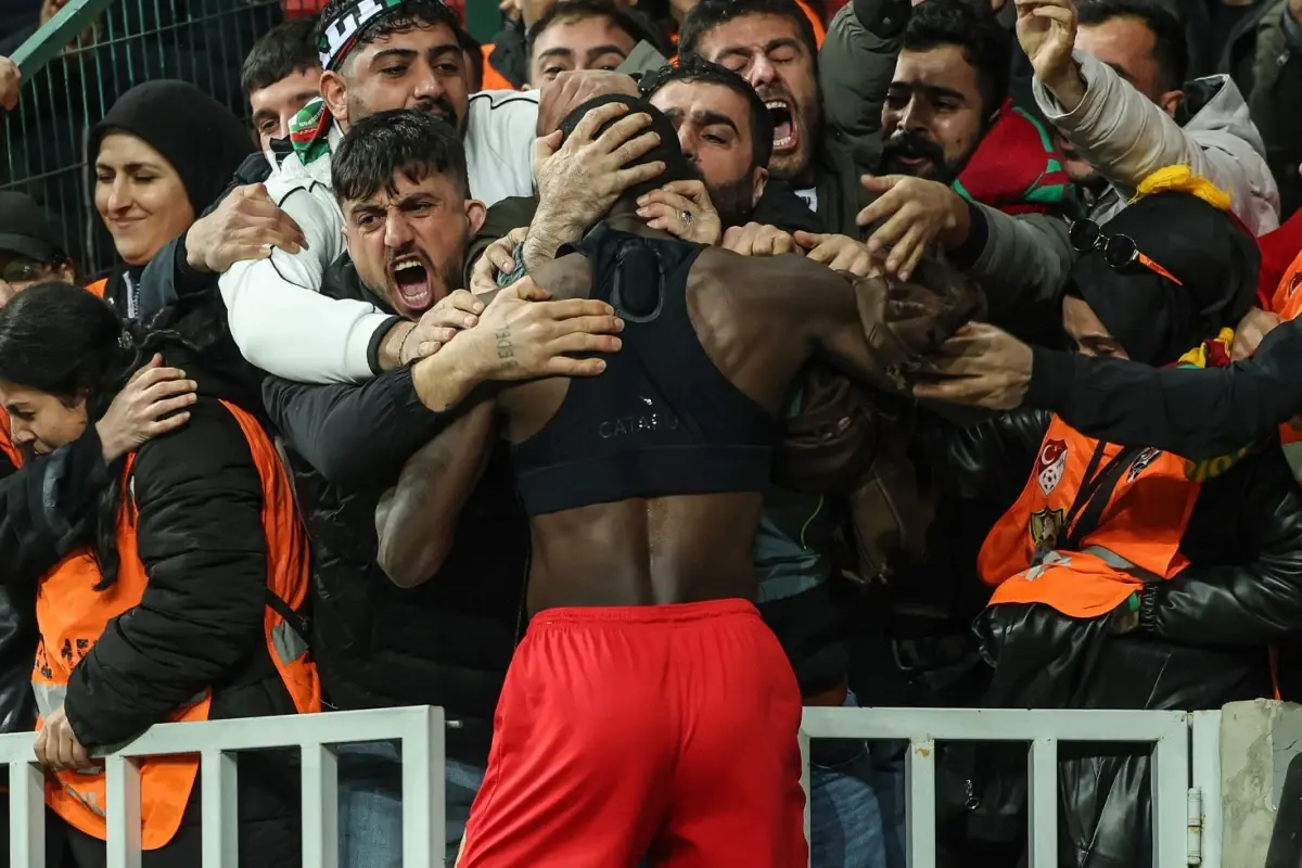 Amedspor ve Vanspor maçından anlık görüntü