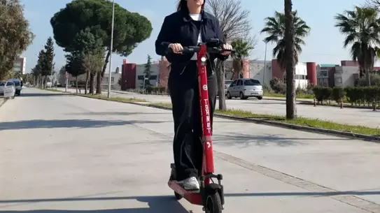 ADÜ Kampüsünde Elektrikli Scooter Hizmeti Hayata Geçti
