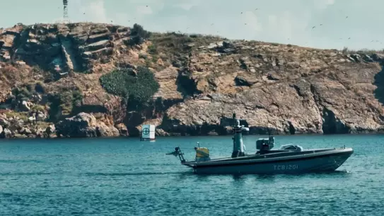 SANCAR SİDA insansız deniz aracının detaylı görüntüsü