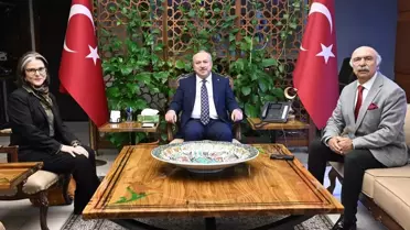 Görüşme anından fotoğraf