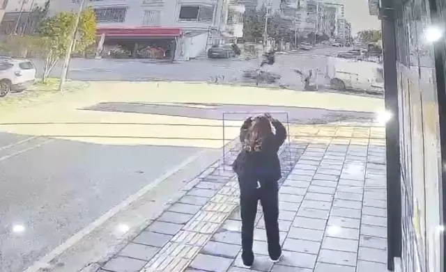 Kaza sonrası polis ekipleri