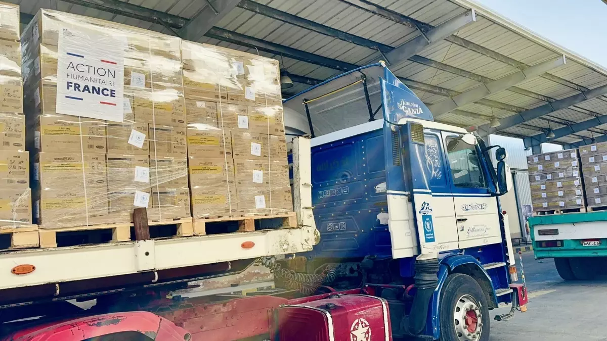 Fransa'dan Gazze'ye 80 Ton Gıda Desteği: Yeni Yardım Hamlesi
