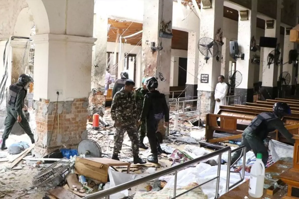 2019 Sri Lanka bombalı saldırıların yıkım sahası