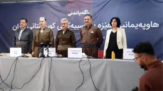 İran'a Karşı Beş Kürt Örgütü Yeni Koalisyon Açıklaması