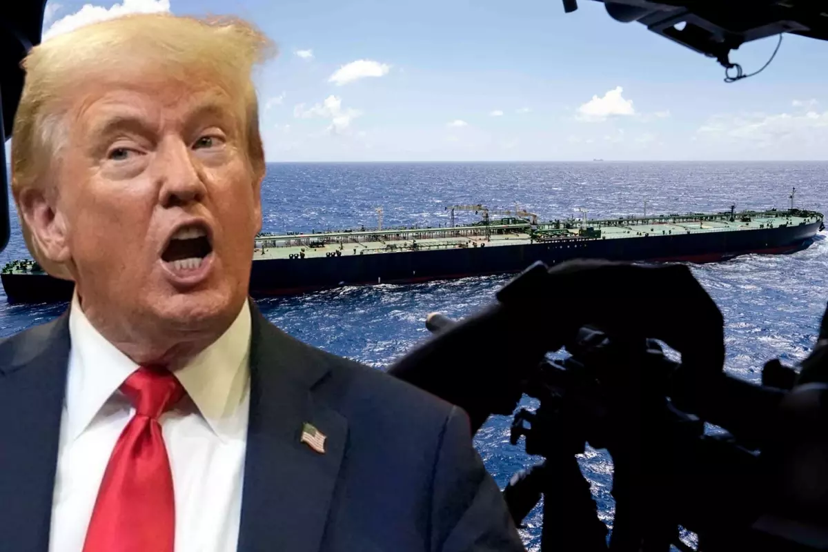 ABD donanmasının tankere el koyma operasyonu