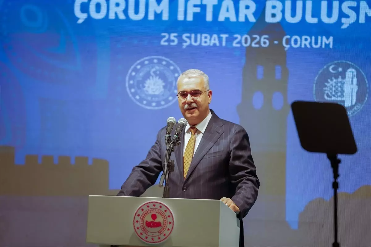 İçişleri Bakanı Çiftçi, Çorum’da ‘Terörsüz Türkiye’ Vizyonunu Açıklıyor