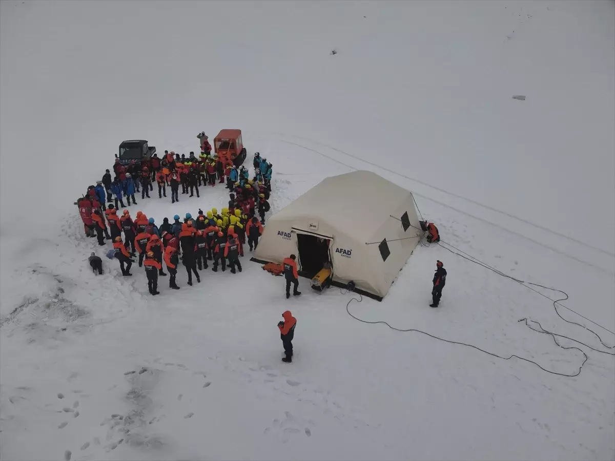 AFAD’dan Kayseri’de Çığ Riskine Karşı Büyük Ölçekli Tatbikat
