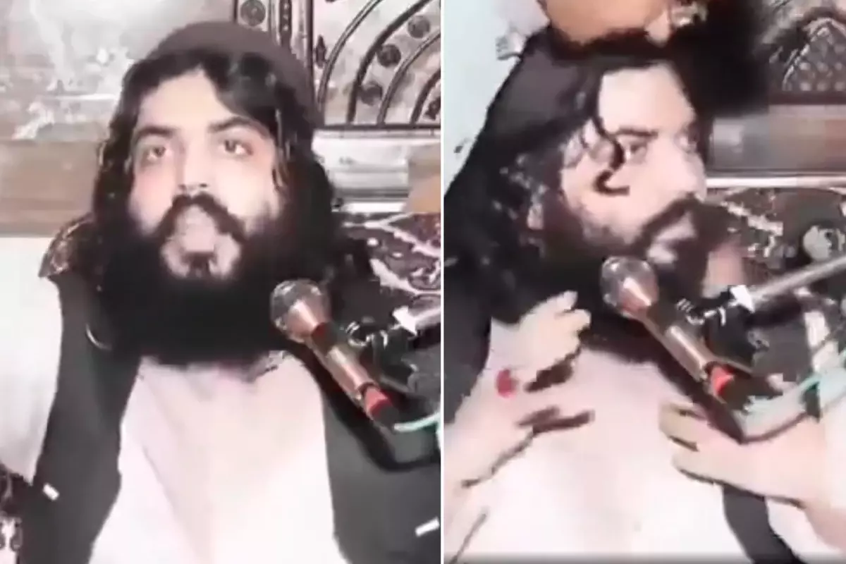 Ders sırasında öfkelenen din adamı