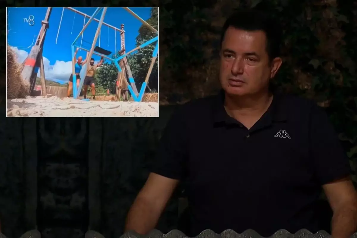 Survivor programı setinden bir kare