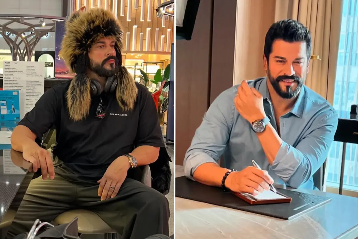 Burak Özçivit saçını kesiyor