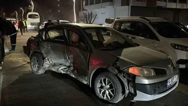 Kazada hasar gören otomobil