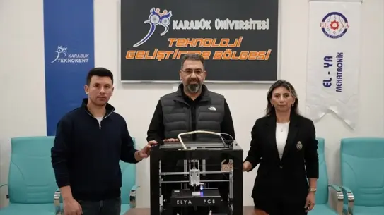 Karabük Üniversitesi'nden Yüksek Hassasiyetli PCB Üretim Makinesi