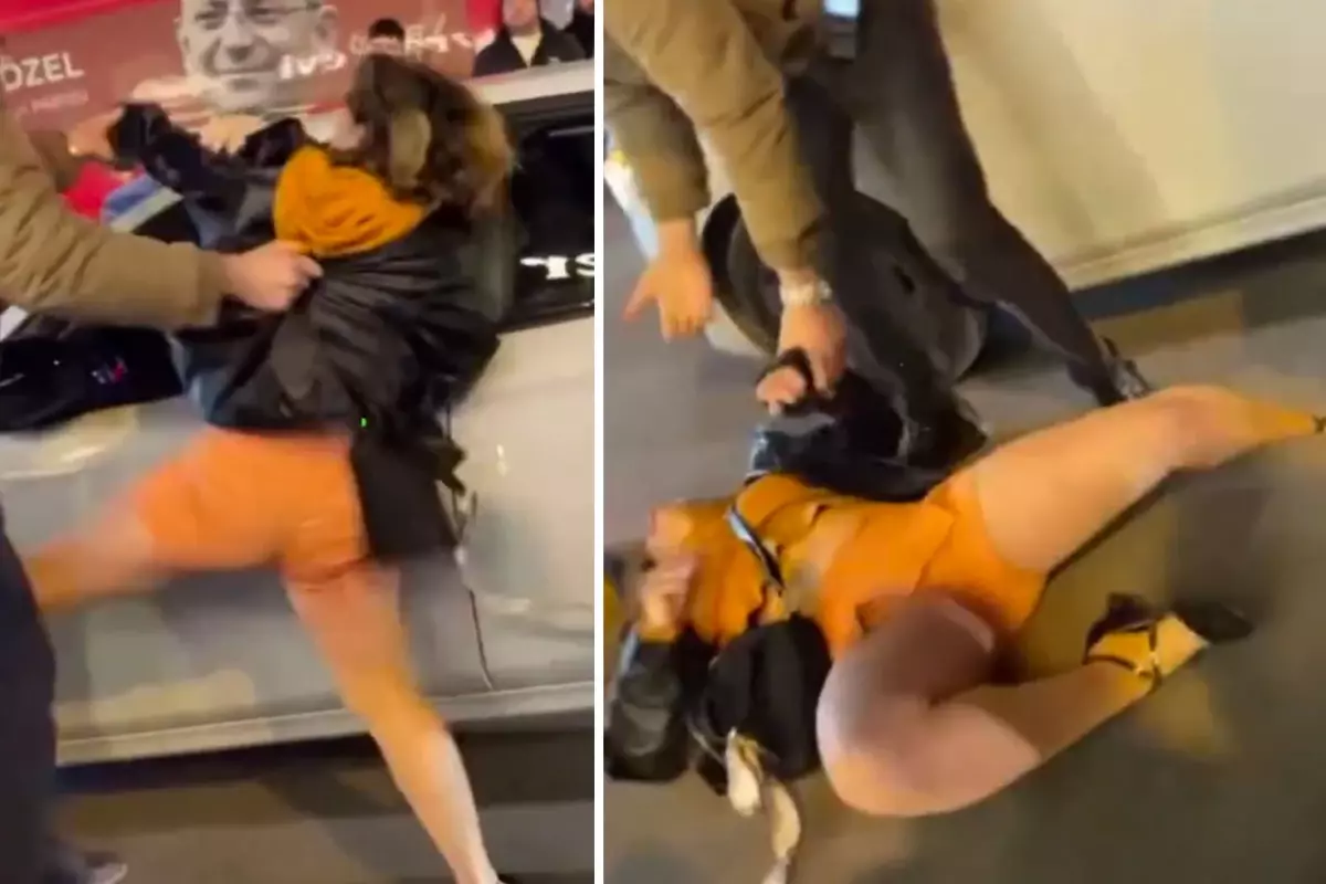 Bornova Küçükpark’ta sinir krizi geçiren kadın