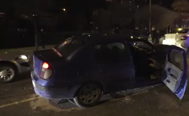 Kaza sonrası araçların hasarı