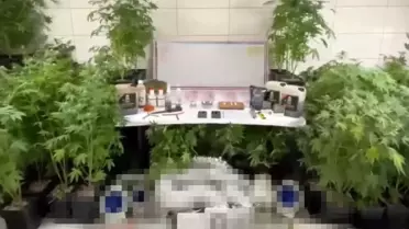 Ele geçirilen uyuşturucu üretim ekipmanları