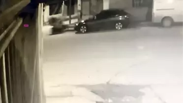 Motosikletin duvara çarpması sonrası fotoğraf