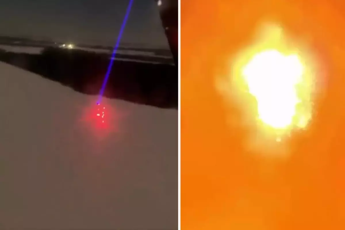 Ukrayna AN-28 uçağı Rus İHA'sını lazerle imha ederken