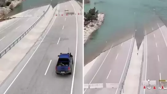 Konya‑Antalya Karayolu Sel Sularında Kayboldu: Yolun Bir Bölümü Denizle Bütünleşti