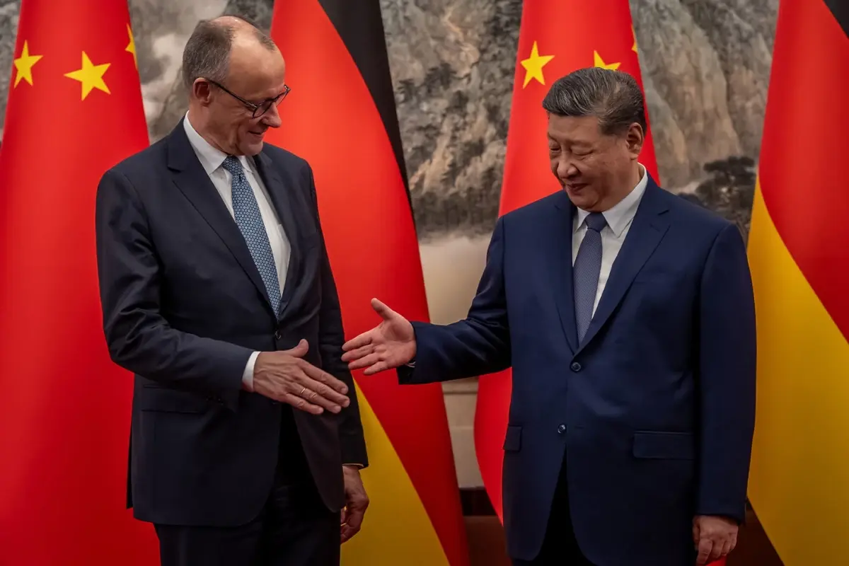 Almanya Başbakanı Friedrich Merz Çin ziyareti sırasında