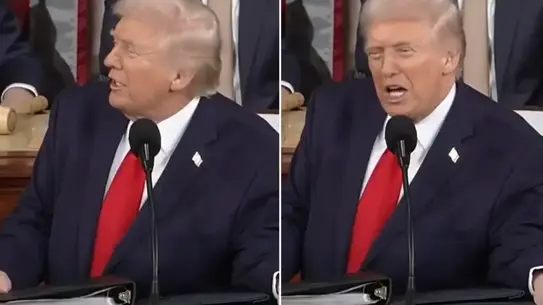 Trump’ın konuşma anında salonun tepkisi