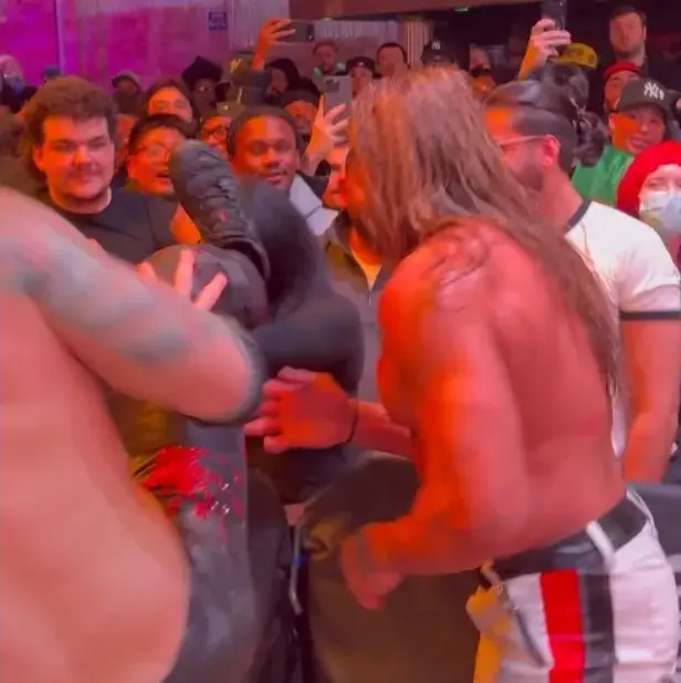 Maç sonrası güvenlik ekibi