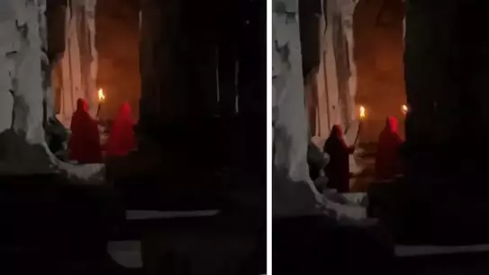 Aydın’da Juventus‑Galatasaray Maçının Uzatma Dakikalarında Gizemli Ayin Görüntüsü Kaydedildi