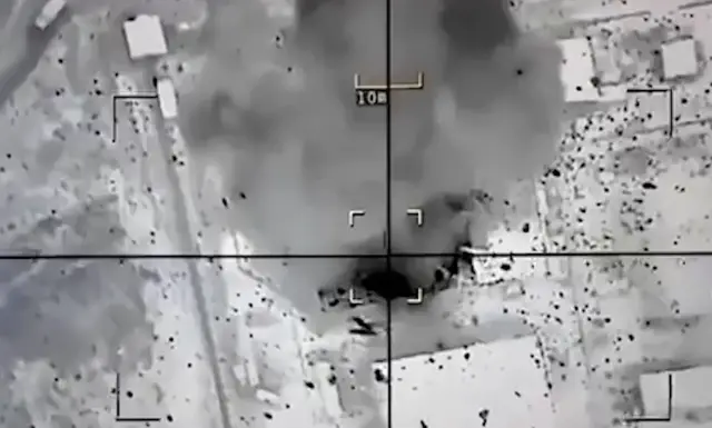 Patlama sonrası enkaz