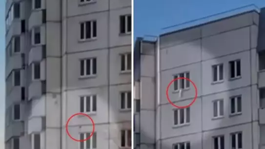 St. Petersburg’da 18 Aylık Bebek 33 Metreden Düşerken İki Hemşire Hava Üstünde Kaptı