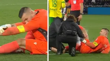 Nantes kalecisi Anthony Lopes, Le Havre karşısında sahada duygusal bir dokunuş yaptı