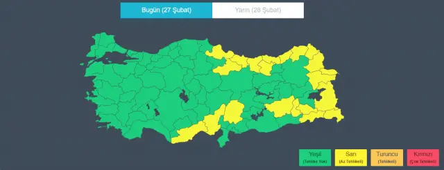 Şiddetli rüzgarda savrulan yapraklar