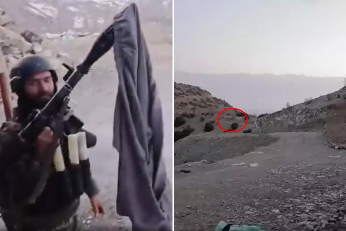 Sınır hattında çatışma anı