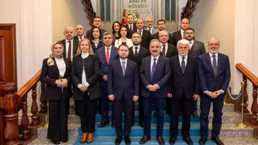 Adalet Bakanı Akın Gürlek, Basın Federasyonu'ndan Yargı ve Dijital Düzenleme Reformlarını Anlattı