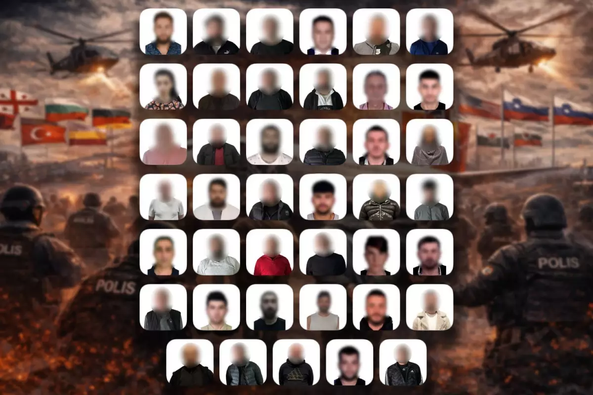 10 Ülkede Koordineli Operasyon: 41 Azılı Suçlu Türkiye'ye İade Edildi