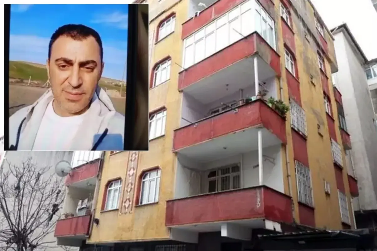 Olay yerinde kapalı kapı ve koridor