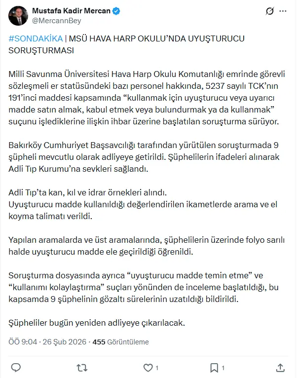 Operasyon sırasında çekilen fotoğraf