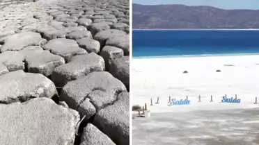 Salda Gölü'nde Su Seviyesi Yükseldi: Kuraklıkla Mücadelede Umut Veriyor