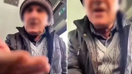 Sakarya Otobüsünde Engelli Gencin Üzerine Oturan Yaşlı Adamın Şok Anları