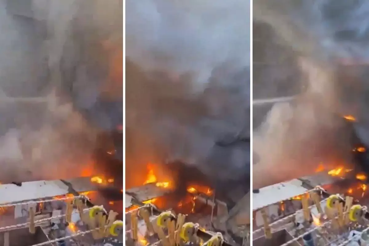 Holon otobüs terminali yangın sonrası