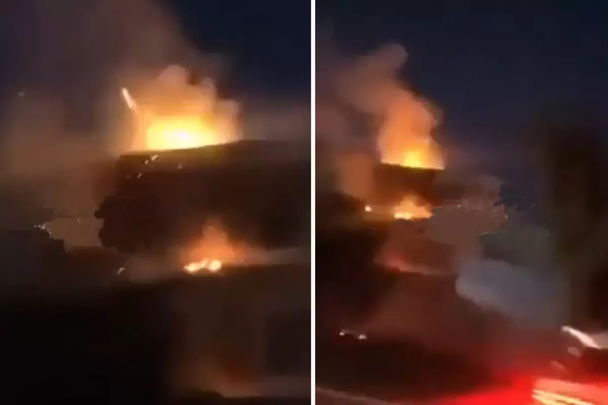 İran'ın Irak'ta ABD Konsolosluğu'na Yönelik Saldırısı Görüntülendi