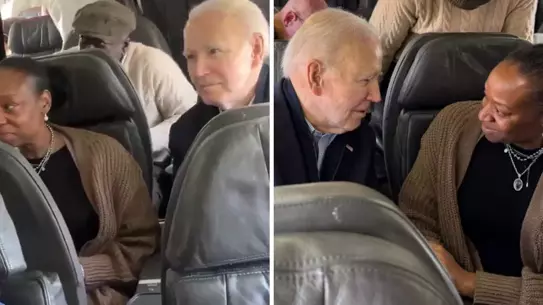 Joe Biden, Amerikan Havayolları’ndan Ticari Uçuşla Columbia’ya Gitti