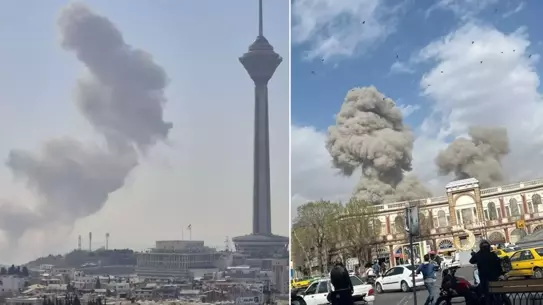 Tahran’da Üç Büyük Patlama: Şehrin Kalbinde Dumanlar ve Çığlıklar