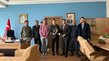 Almus Vergi Dairesi, Kaymakam Emre Çömen'i Vergi Haftası'nda Karşıladı