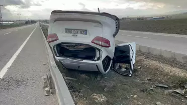 Eskişehir‑Sarıcakaya Karayolunda Araç Takla Attı: 5 Yaralı