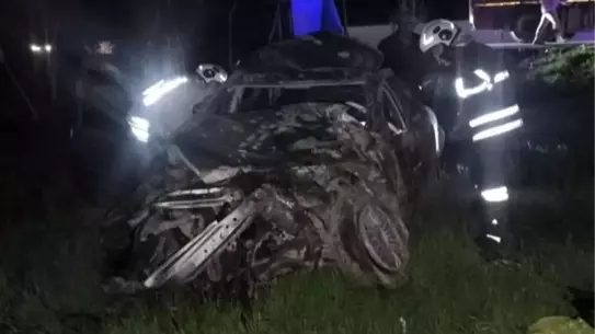 Hatay’da Kontrol Kaybı Sonucu Araç Devrildi, Sürücü Yaralandı