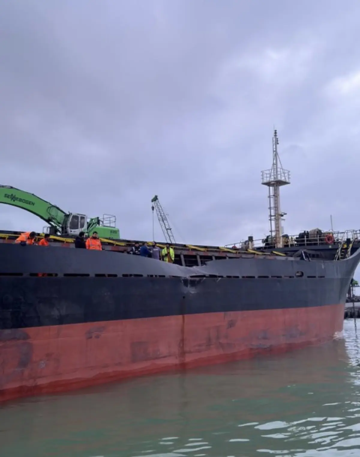 Bartın Limanı'nda gemi çarpışması