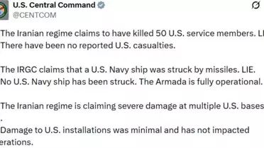 ABD Ordusu İran'ın Kayıp İddialarını Reddetti: Tesislerde Minimal Hasar