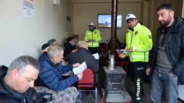 Tercan’da Trafik Güvenliği İçin Bilgilendirme Çalışması