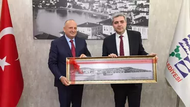 Gürcistan Büyükelçisi Kalandia Ünye'de Ekonomik ve Kültürel İşbirliğini Görüştü